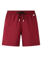MC2 Saint Barth Man Lightweight Fabric Burgundy Swim Shorts Lighting Pantone | Pantone® Special Edition
