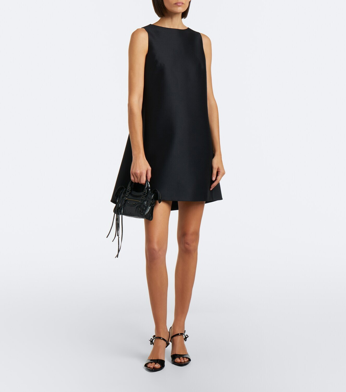 Balenciaga Le City Nano leather top-handle bag