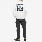 The North Face Men's Long Sleeve Printed Heavyweight T-Shirt in White