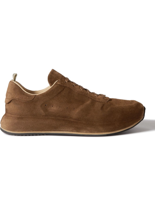 Photo: Officine Creative - Race Lux 002 Suede Sneakers - Brown