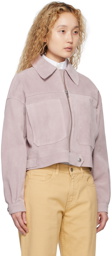 YMC Pink Stevie Leather Jacket