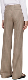 Dries Van Noten Brown Slim-Fit Trousers