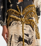 Johanna Ortiz Pradera Geométrica linen maxi dress