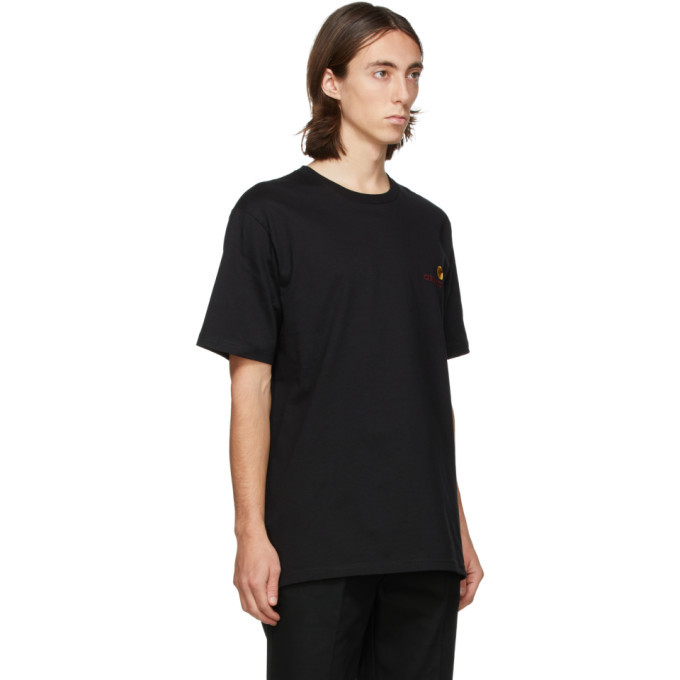 WACKO MARIA Black Carhartt WIP Edition Logo T-Shirt Wacko Maria