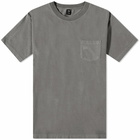 Patta Men's Basic Washed Pocket T-Shirt in Dark Gull Grey