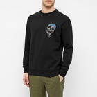 Paul Smith Men's Skull Print Crew Sweat in Black