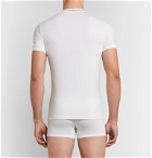 Ermenegildo Zegna - Balance Stretch-Cotton Jersey T-Shirt - White