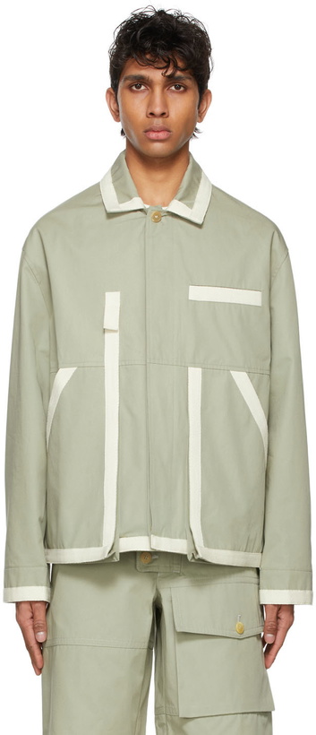 Photo: Jacquemus Grey 'Le Blouson' Jacket