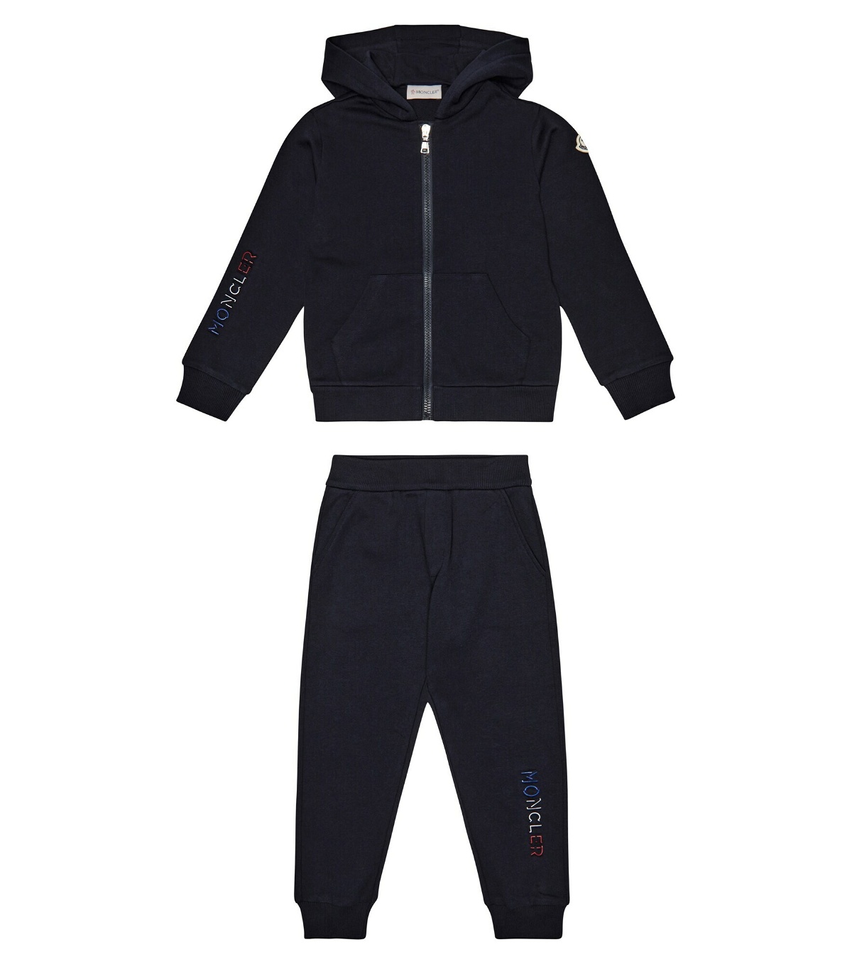 Photo: Moncler Enfant - Cotton jersey hoodie and sweatpants set