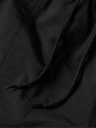 AMI PARIS - Logo-Embroidered Long-Length Swim Shorts - Black
