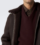 Arma Sano shearling-lined leather jacket
