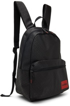 Hugo Black Logo Backpack