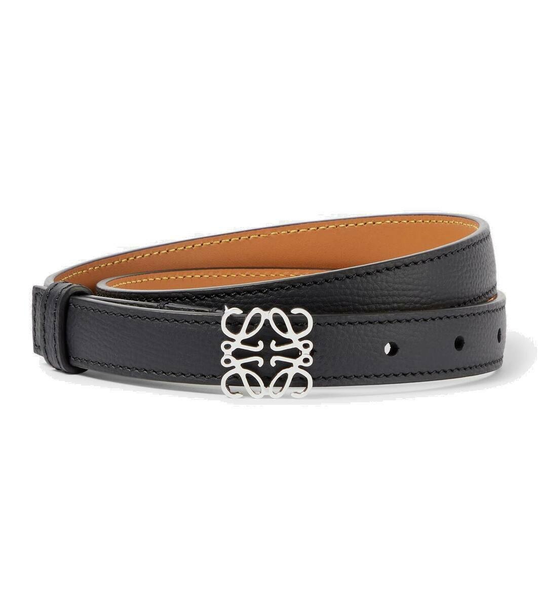 Photo: Loewe Anagram leather belt