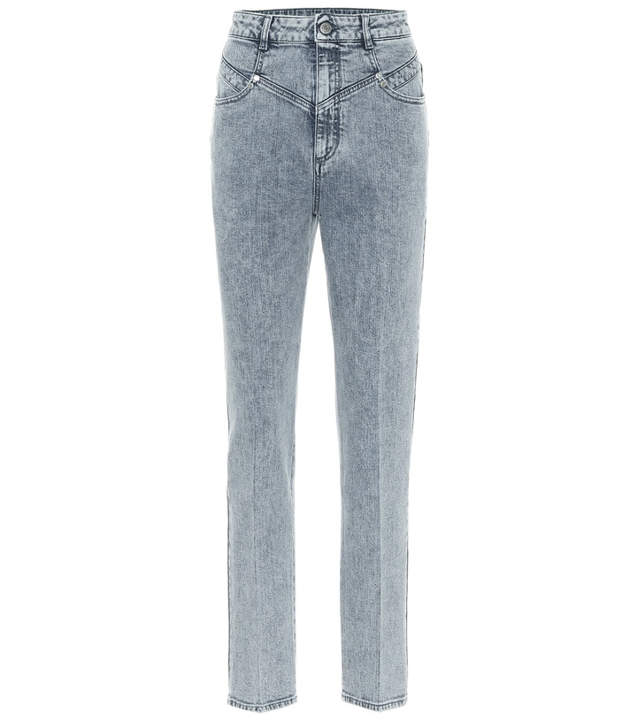 Photo: Stella McCartney - High-rise stretch-denim slim jeans