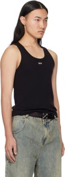 Off-White Black 'Off' Stamp Rib Tank Top