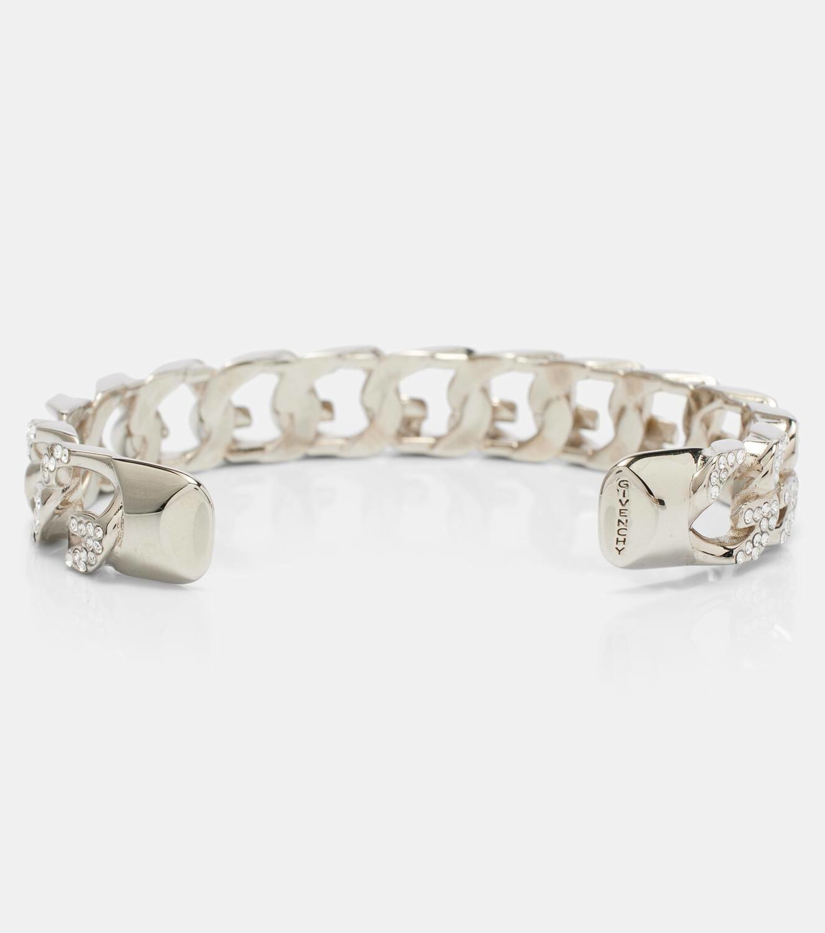 Givenchy G crystal-embellished chain bracelet