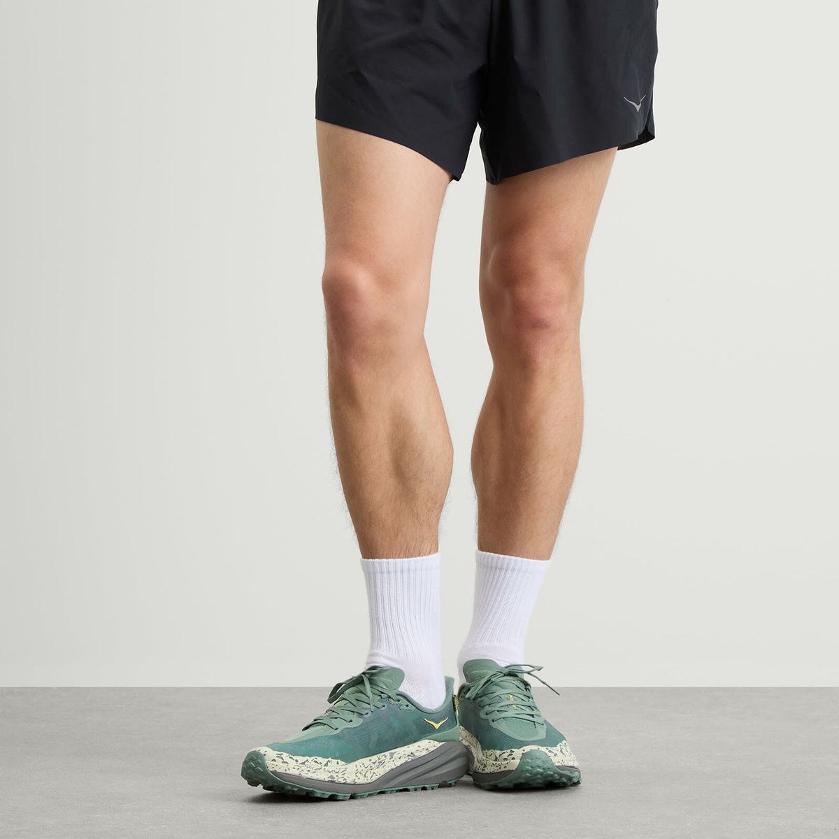 HOKA ONE ONE M Speedgoat 6 Sneaker in Fern/Asphalt Grey