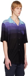 Missoni Blue Zig-Zag Shirt