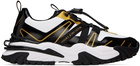 Versace Jeans Couture White & Black Trail Trek Sneakers