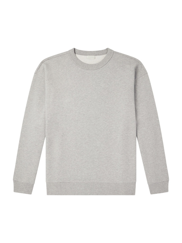 Photo: Dries Van Noten - Hax Oversized Cotton-Jersey Sweatshirt - Gray