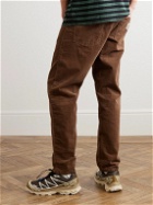 Carhartt WIP - Newel Tapered Cotton-Corduroy Trousers - Brown