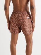 OAS - Bohemia Short-Length Printed Swim Shorts - Orange