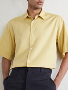 Kaptain Sunshine - Cotton and Silk-Blend Shirt - Yellow