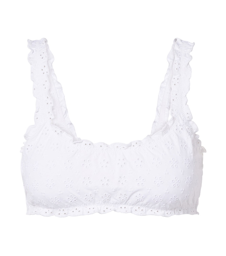 Photo: Polo Ralph Lauren Broderie anglaise ruffled bikini top