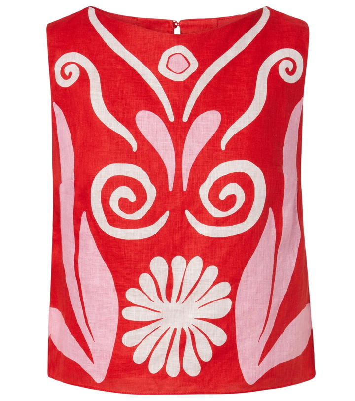 Photo: Cala de la Cruz Avelino floral linen top