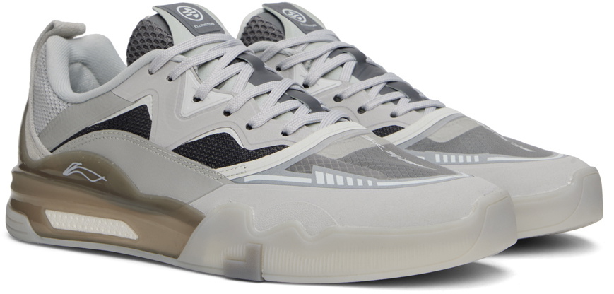 Li-Ning Gray Erik Ellington Edition Skateboarding Pro Sneakers