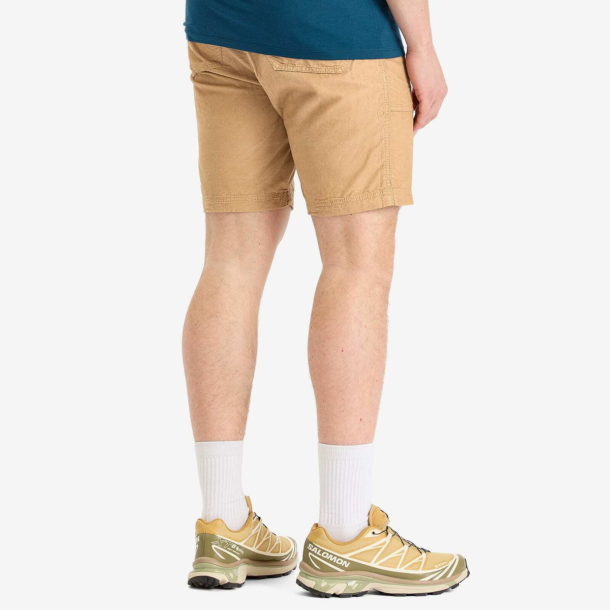 Napapijri Men's Corduroy Belted Shorts in Tannin N1