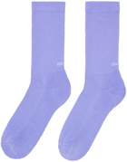 SOCKSSS Two-Pack Brown & Purple Socks