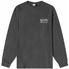 Manastash Men's Long Sleeve Hemp Camper T-Shirt in Black