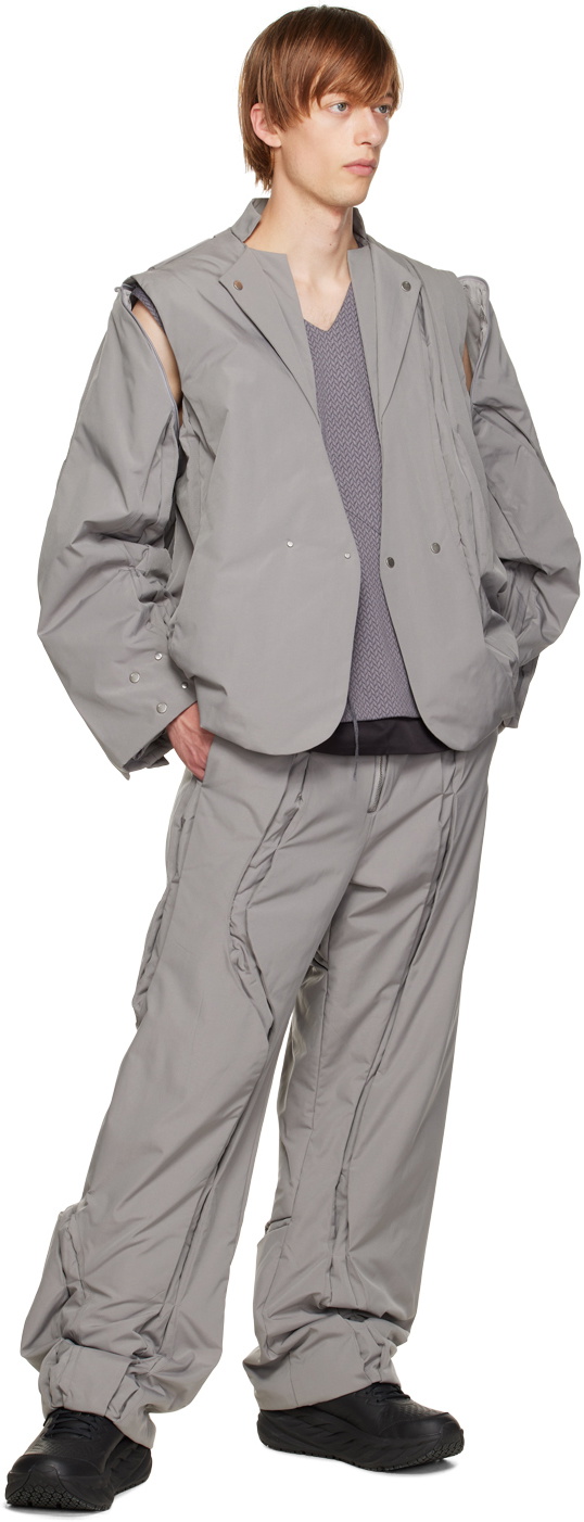 ænrmòus Gray 'Asynmetrical But Symmetrical' Vest