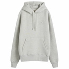 AMI Paris Women's ADC Embossed Hoodie in Heather Grey