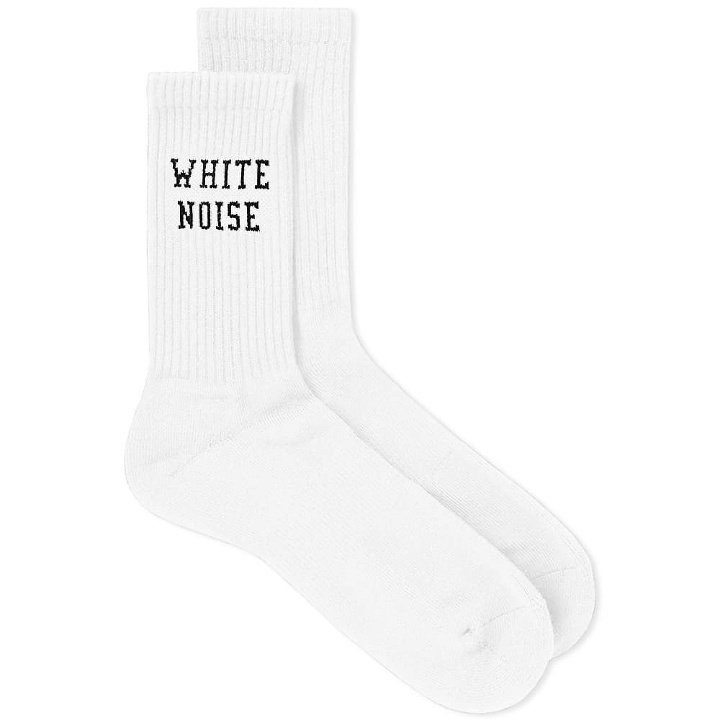 Photo: Undercover White Noise Sock White