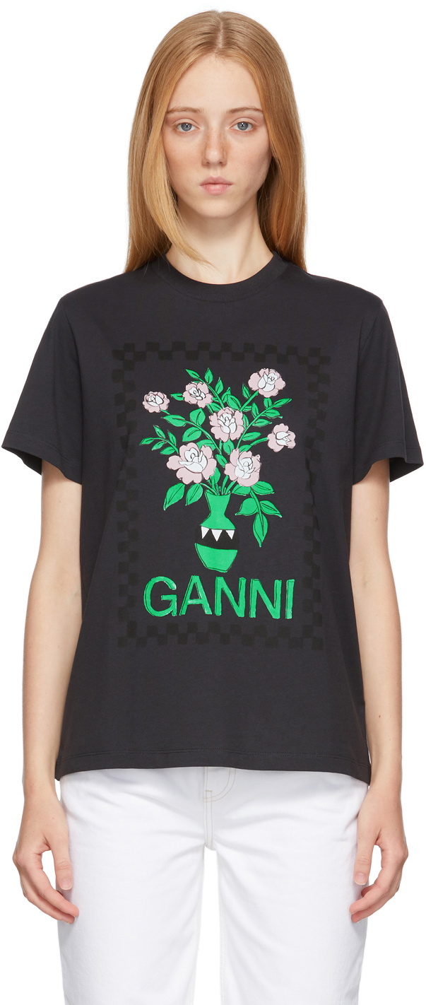 最終価格GANNI disco ball graphic T-shirt