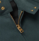 Camoshita - Faux Suede Blouson Jacket - Men - Gray green