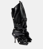 Y/Project Snap 100 leather knee-high boots