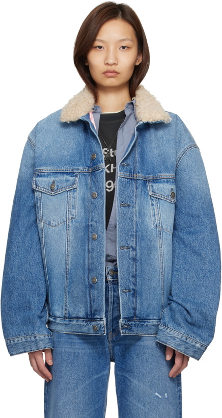 Photo: Acne Studios Blue Lined Denim Jacket
