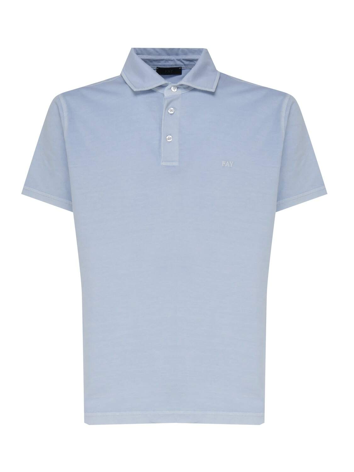 Tシャツ・カットソー Fay SS25 Cotton buttonless polo shirt (NMMC1501740VHY 00V7) Polo Shirt in Cotton OFF WHITE Man NMMC1501740VHY480017 | Fay