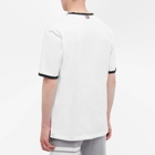 Thom Browne Men's Ringer T-Shirt in White