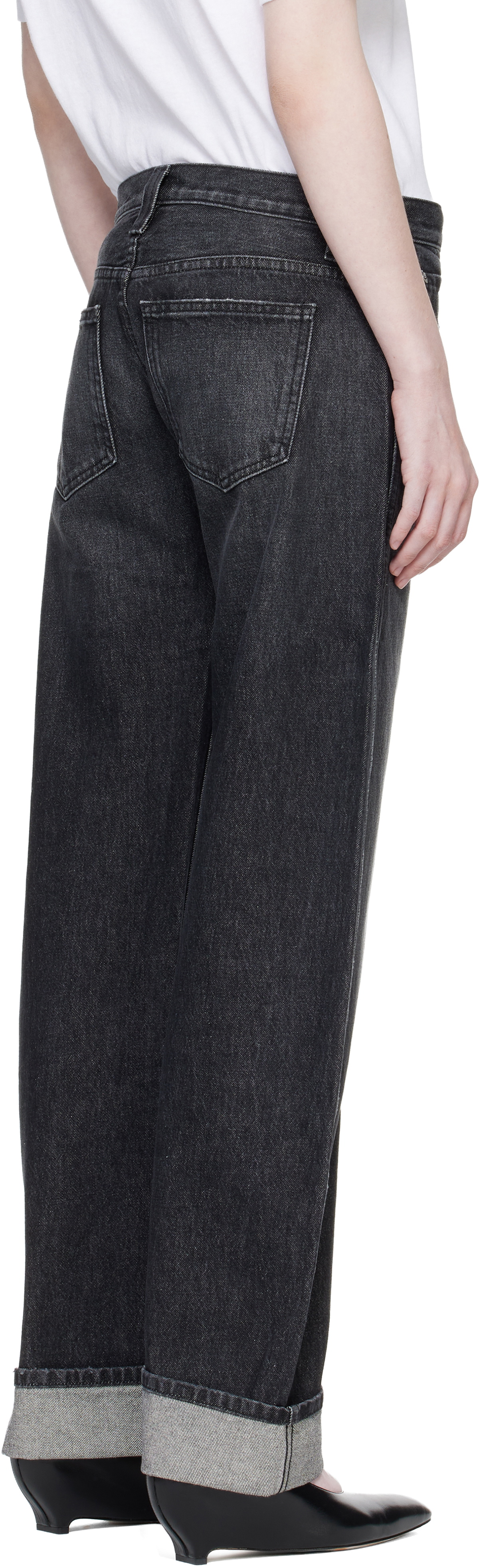 KHAITE Black Karo Jeans
