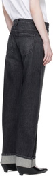 KHAITE Black Karo Jeans