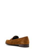 Tory Burch Classic Penny Suede Loafers Beige