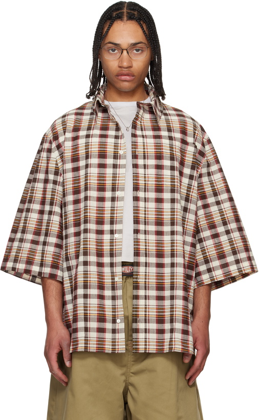 Photo: WILLY CHAVARRIA Brown Check Hacienda S/S Shirt