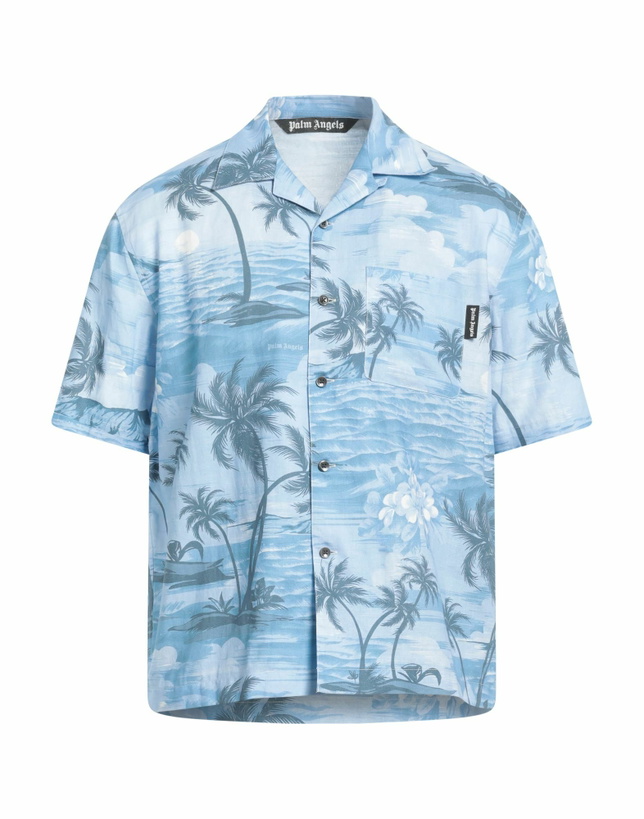 Photo: Palm Angels Mens Shirt Light in Blue