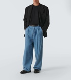 Dries Van Noten Pleated high-rise wide-leg jeans