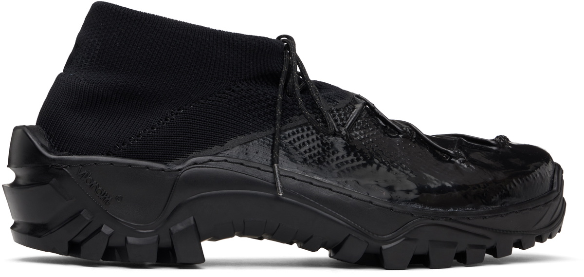 DEMON SSENSE Exclusive Black & Khaki Cambriana Sneakers Demon