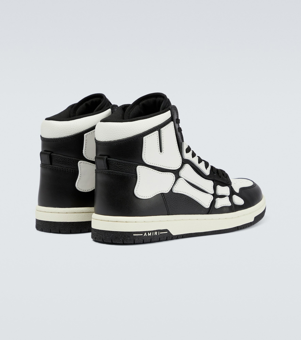 SALE ◆ AMIRI ◆ バンダナ Skeleton High Top スニーカー ◆ Amiri Skeleton High Top SKEL leather Sneaker Size 7 | eBay